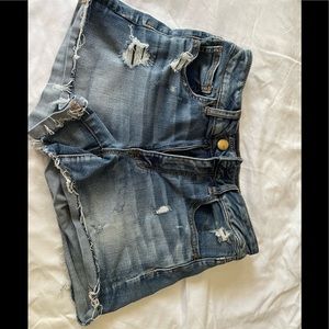American Eagle jean shorts. Super Stretch. size 6